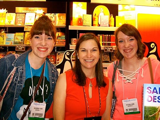 We almost missed Sarah Dessen's signing. She was nice enough to stick around and sign all our books. Such a sweetheart!