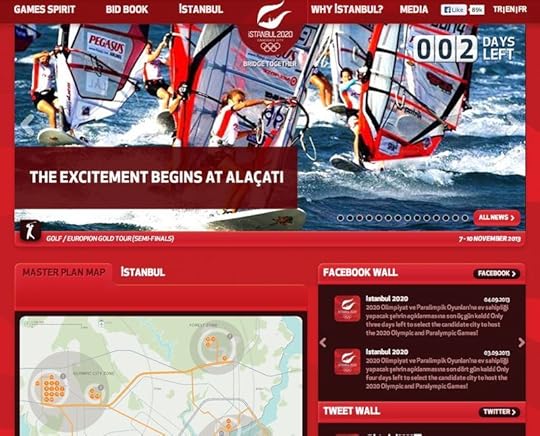 Istanbul 2020 homepage