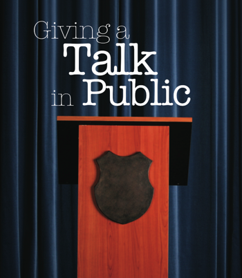 Giving a Talk in Public