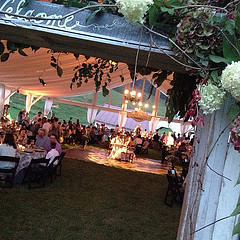 Kyle & Maggie Hooper's first dinner #wedding