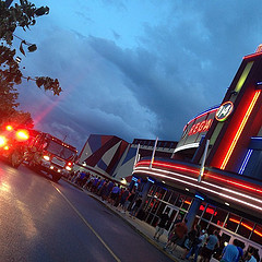 Fire alarm in the middle of the Wolverine. Argh.