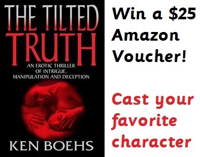 Win a $25 Amazon Voucher by reading The Tilted Truth and casting your favourite character.