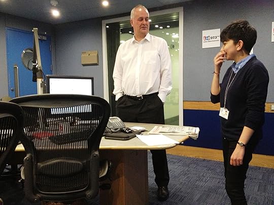 Iain Dale chats while the news runs