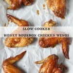 Slow Cooker Honey Bourbon Chicken Wings from MomAdvice.com.