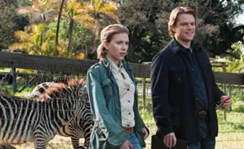 Scarlett Johansson, Matt Damon, zebras