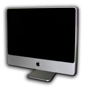Núverandi 2007 Intel iMac.