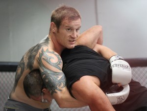 Tommy with Coach Mike Winkeljohn