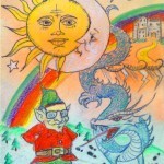Niteblade poetry issue, original cover art by Marge Simon