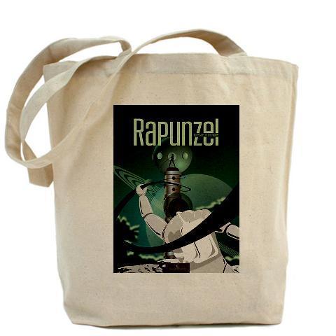 Sci Fi Rapunzel Tote Bag