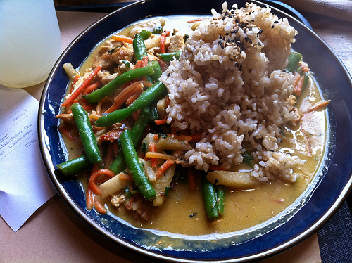 chicken curry at Teaism