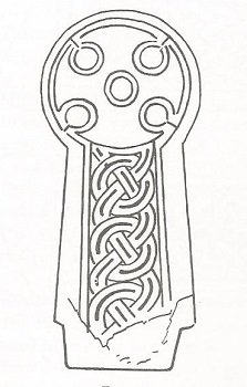 Sculptured cross at Whithorn