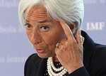 LONDON, ENGLAND - MAY 22: Christine Lagarde, ...