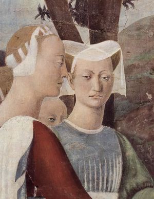 A detail from Piero della Francesca's Legend of the True Cross