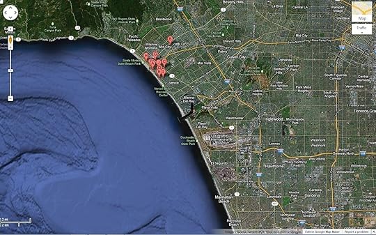 Pacific coast bike way Santa Monica to Manhattan Beach