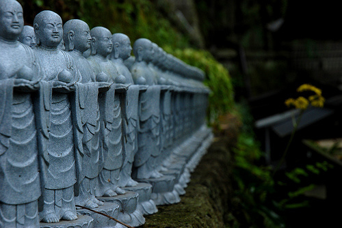 Each of these statues means there was a miscarriage or abortion by VancityAllie via Flickr