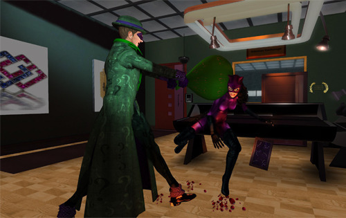 Catwoman and Riddler in Cat-Tales: Not My Kink