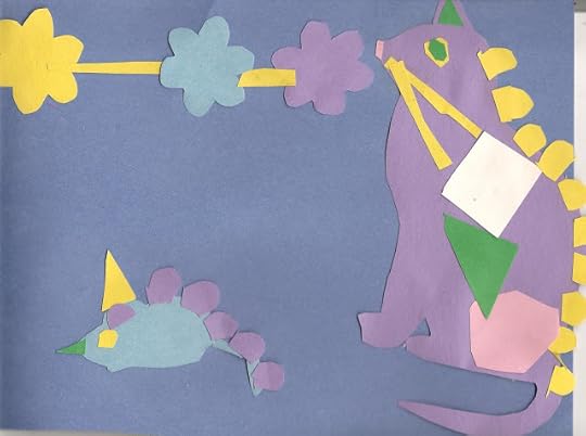 Template cat and mouse papercraft activity for preschool kids