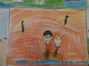 Best mates, by Charlotte, Year Two