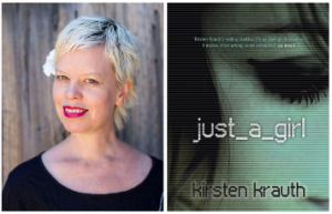 KK headshot & book cover