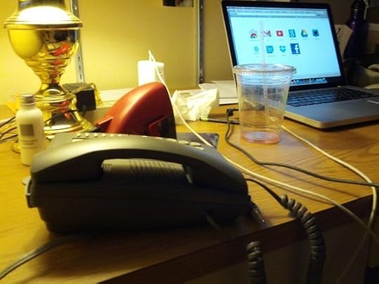 The phone on my desk at school. It never rings. 