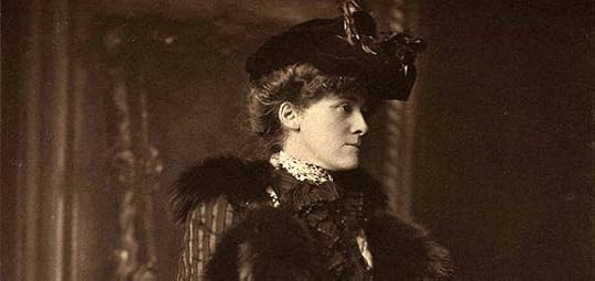 Edith Wharton photographed in Newport, RI in 1907. http://en.wikipedia.org/wiki/File:Edith_Newbold_Jones_Wharton_in_hat_with_fur_muff.jpg