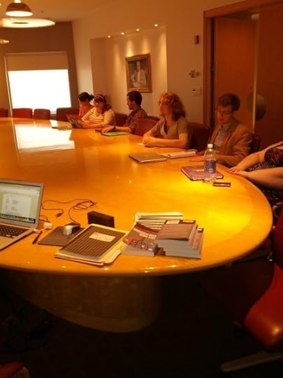 This is the table where BSU Board of Trustees meets. It's kind of awesome. 