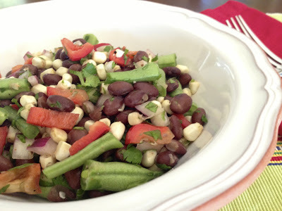 Black & Green Bean Corn Salad