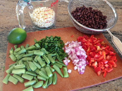 Black & Green Bean Corn Salad