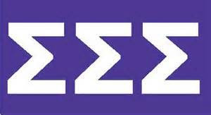 Tri Sigma Greek Letters Logo