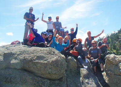 Benjamin Rubenstein and FD2 camp atop Boulder Canyon