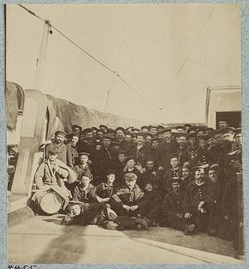 The crew of the U.S.S. Colorado, another member of the North Atlantic Blockading Squadron (Library of Congress)