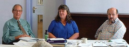 David Lister, Pauline Trew, David Brill at a BOS Council meeting