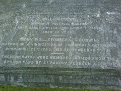 William Godwin and Mary Wollstonecraft Godwin,...