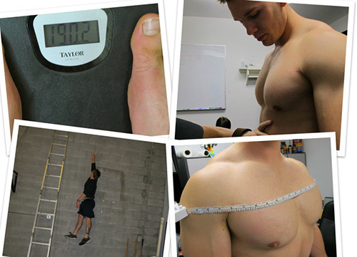 Nate Green workout and nutrition tests