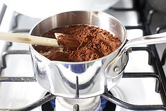 cocoa + dark chocolate + cream = hooray