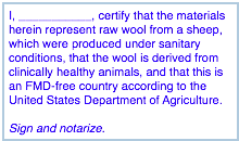 FMD statement