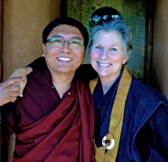 Rinpoche and Roshi Joan at Upaya