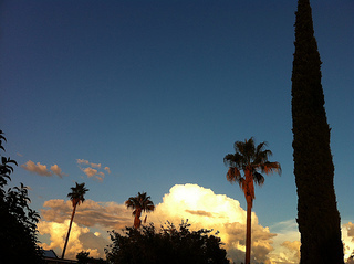 Clouds at sunset