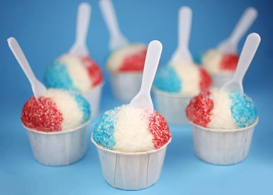 Snowcone Cupcakes