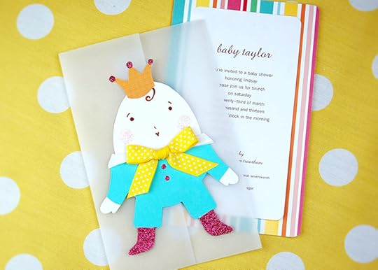 Humpty Dumpty Baby Shower Invite