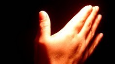 Hands in prayer