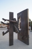 Sculpture by Sami Mohammad 2010. Alternate title, post-2011: Arab Spring.
