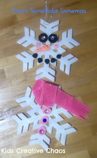 Make a Snowman Winter Craft Pre School Activity