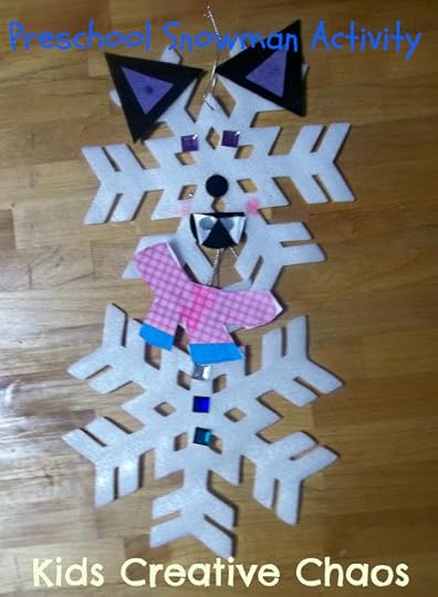 Snowflake Snowman Decoration