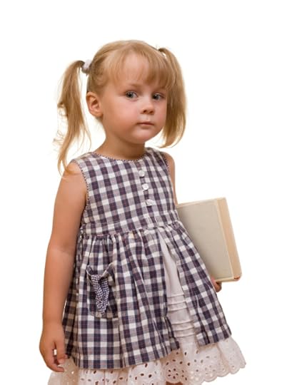 A girl and her book