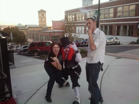 Best photo of this part of town that I could muster. The clown is incidental.