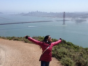 Me, oh, and the fog rolling in
