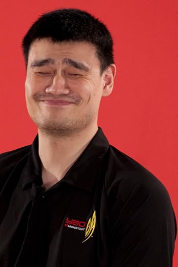Yao Ming Between Takes With Monster Cable
