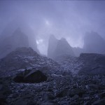 Poincenot, Inominata, and Saint Exupery from high camp