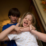 Two siblings get into a fight in their home in Lincoln, NE.